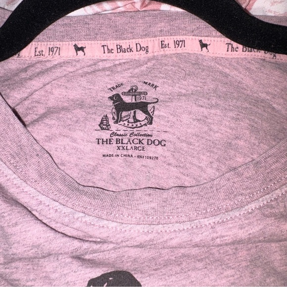 The Black Dog Pink Tee with Black Graphic - Picture 3 of 3